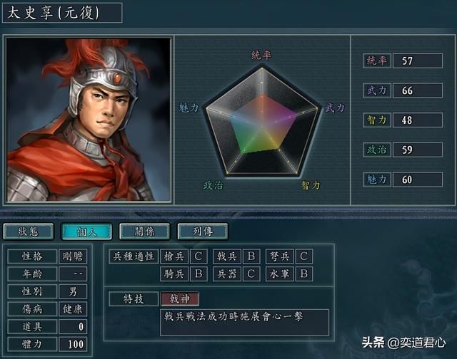 三国志11顶级武将的子嗣谁最像老爸（最适合继承父亲特技的武将）