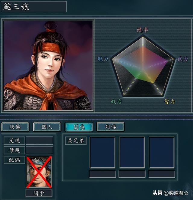 三国志11哪些女性武将最容易遭人惦记（常被杀夫娶妻的五个将领）