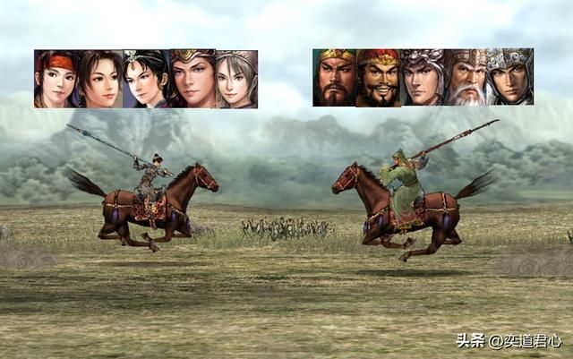 三国志11五虎将单挑武力最强的女武将谁会赢？雌雄英雄对战结果