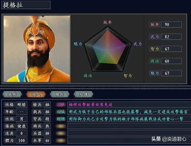 三国志11无尽的野望全势力介绍（巴比伦阵营武将城池一览）