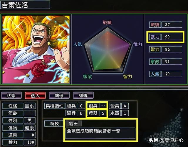 三国志11霸王特技武将有哪些（各MOD九大霸王武将盘点）