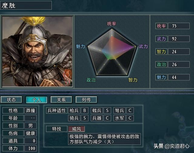 三国志11水浒MOD段二手下都有谁（火并王伦剧本段二势力武将介绍）