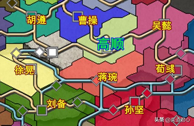 三国志11百家争斗剧本高氏怎么玩(高顺突围进取江东思路分享)
