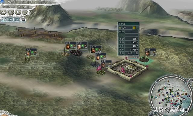 三国志11百家争斗剧本高氏怎么玩(高顺突围进取江东思路分享)