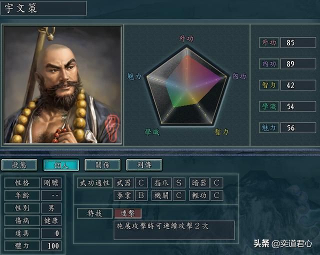 三国志11侠骨留香汝阳王府势力介绍（汝阳王府核心武将属性一览）