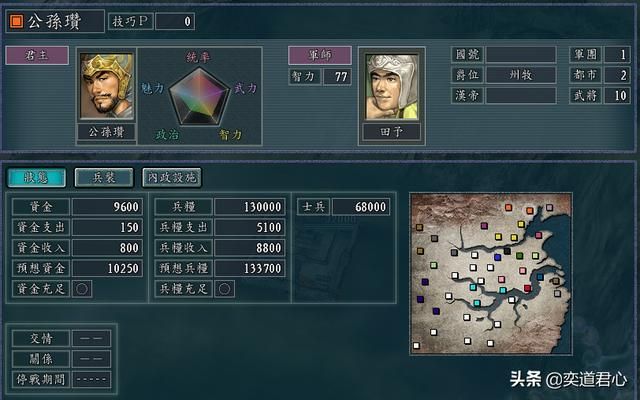 三国志11公孙瓒和袁绍谁更胜一筹（公孙瓒和袁绍势力强度对比）