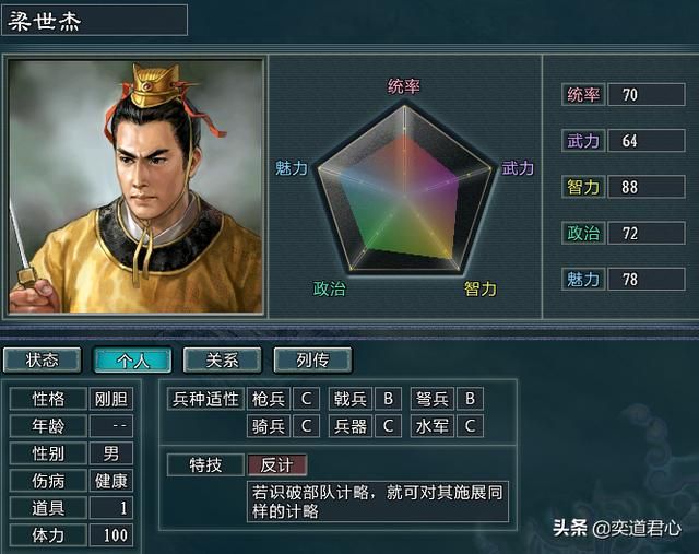 三国志11水浒MOD梁世杰手下都有谁（火并王伦剧本大名府武将介绍）