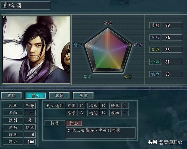 三国志11侠骨留香神侯府势力介绍（神侯府四绝武将属性一览）