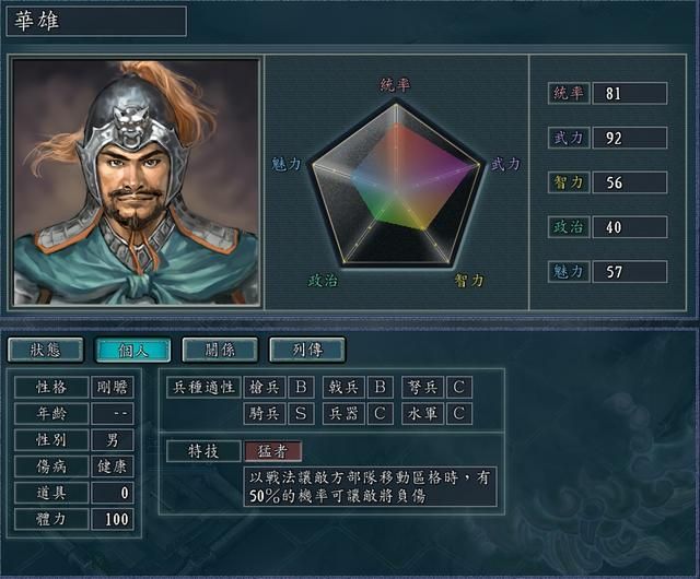 三国志11有哪些对策专用的特技（四种对特定敌人超强的特技）