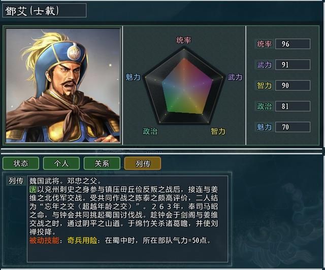 三国志11大浪淘沙邓艾势力怎么玩(邓艾势力难度强度全测评)