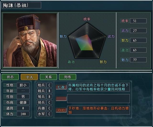 三国志11大浪淘沙陶谦势力怎么玩（陶谦势力难度强度全测评）