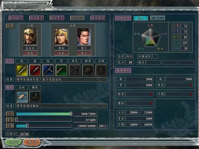 三国志11各职务该如何任命武将（四个影响系统选择职务的因素）