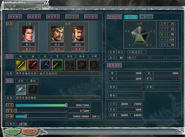 三国志11各职务该如何任命武将（四个影响系统选择职务的因素）