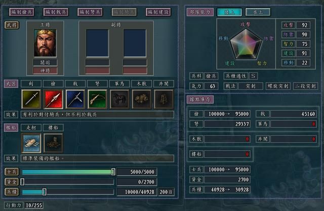 三国志11出征武将如何搭配(四种效益最大化的武将搭配方式)