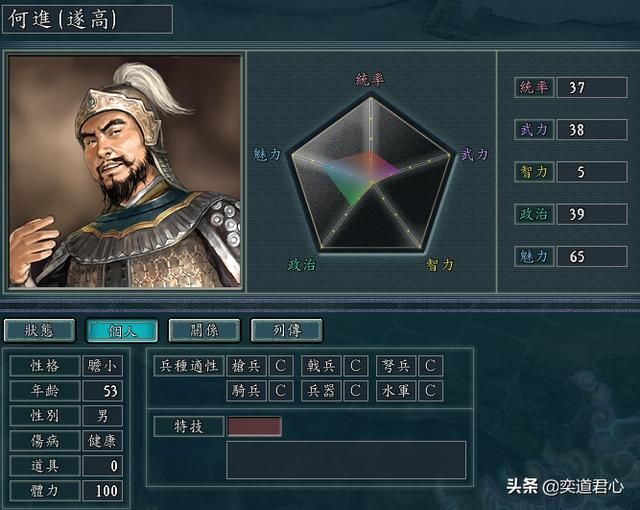 三国志11最遭人厌恶的君主是谁（何进与董卓的人际关系对比一览）