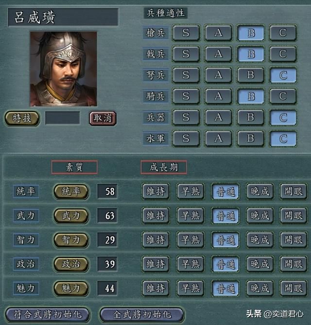 三国志11各姓最弱武将是谁（十个豪门姓氏最废武将盘点）