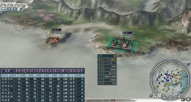 三国志11抗战剧本战况详细介绍上（大都市的分布情况一览）