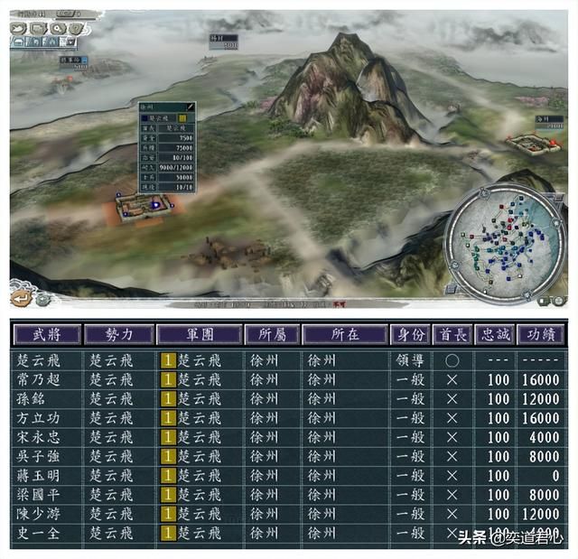 三国志11亮剑解放战争剧本介绍（李云龙和楚云飞势力情况一览）