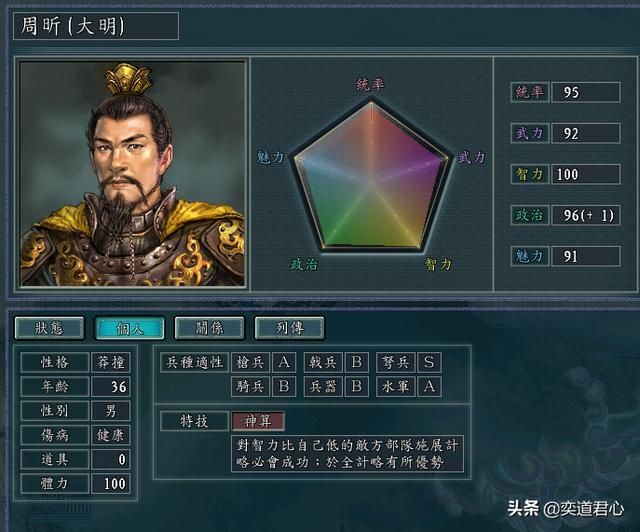三国志11刘繇麾下有哪些武将（刘繇核心武将极限培养属性一览）