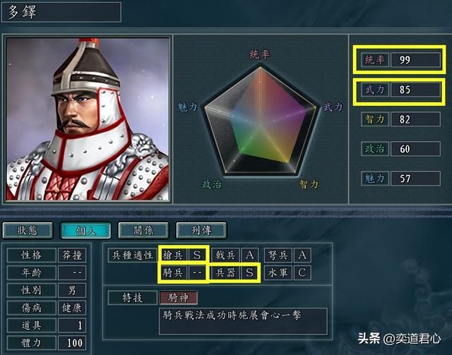 三国志11骑神特技武将有哪些(各MOD九大骑神武将盘点)