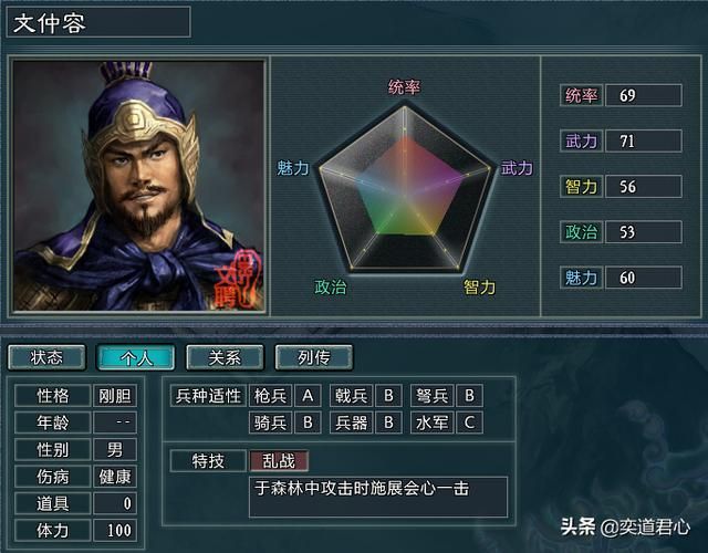 三国志11水浒唐斌势力介绍(唐斌麾下三大核心将领一览)