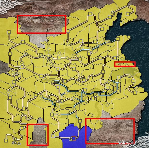 三国志11：盘点四块地图上没有标记的区域作用