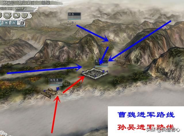 三国志11孙权出军的方向有哪些（六条孙权图谋天下的进军路线）