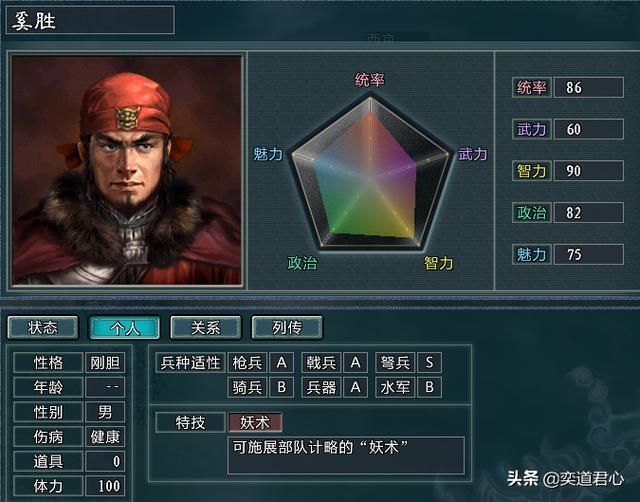 三国志11水浒王庆势力介绍(王庆麾下五大核心将领一览)