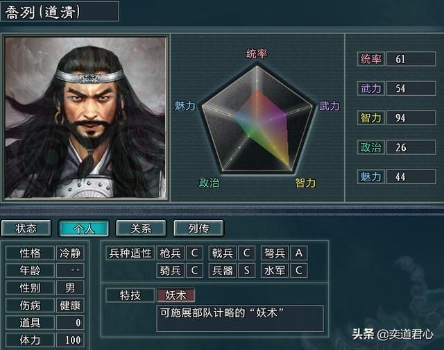 三国志11水浒田虎势力介绍(田虎麾下五大核心将领一览)