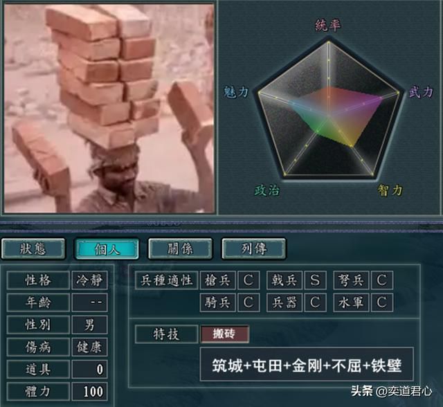 三国志11打工人人物如何设定(现代职业人物DIY属性一览)