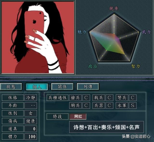 三国志11打工人人物如何设定(现代职业人物DIY属性一览)