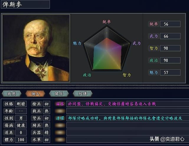 三国志11无尽的野望德国将领都有谁(德国核心七大将领一览)