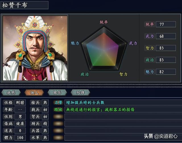 三国志11无尽的野望吐蕃将领都有谁（吐蕃核心九大将领一览）