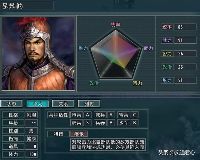 三国志11水浒雷将荡寇高俅势力介绍(高俅麾下四名核心将领一览)