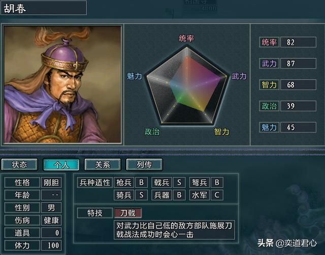 三国志11水浒雷将荡寇高俅势力介绍(高俅麾下四名核心将领一览)