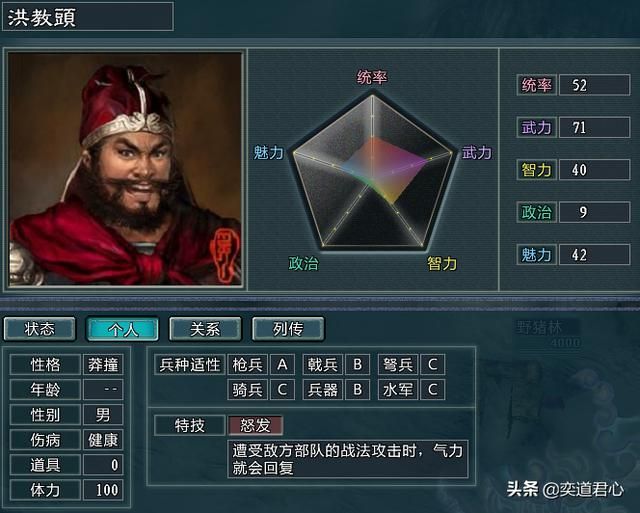 三国志11水浒柴进势力介绍(柴进麾下四大核心将领一览)