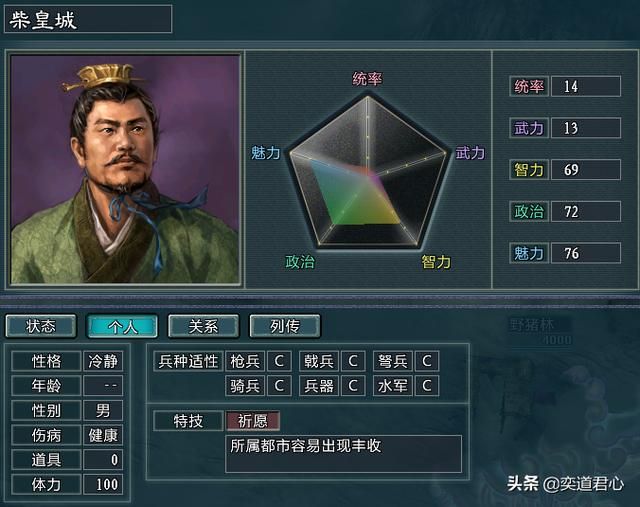 三国志11水浒柴进势力介绍(柴进麾下四大核心将领一览)