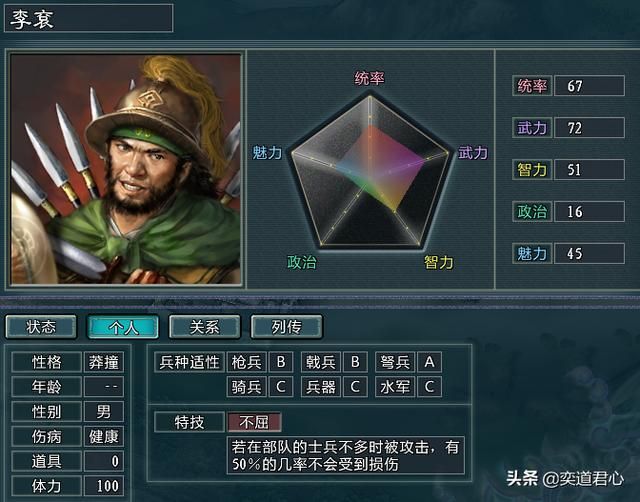 三国志11水浒樊瑞势力介绍(樊瑞麾下六大核心将领一览)