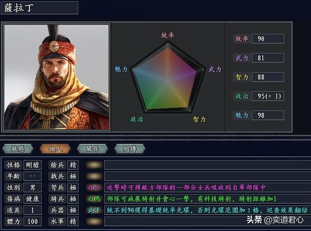 三国志11无尽的野望阿拉伯将领都有谁(阿拉伯核心九大将领一览)