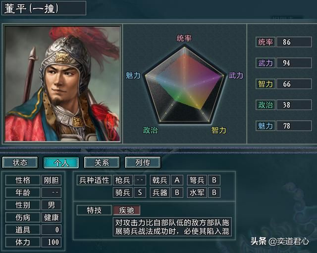 三国志11水浒大宋势力介绍(大宋麾下五大核心将领一览)