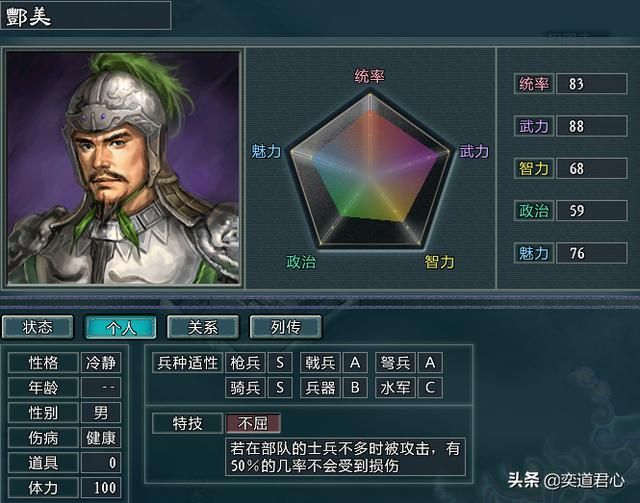 三国志11水浒大宋势力介绍(大宋麾下五大核心将领一览)