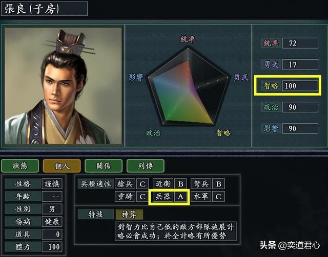 三国志11神算特技武将有哪些(各MOD九大神算武将盘点)