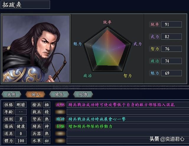 三国志11无尽的野望大隋将领都有谁(大隋核心十大将领一览)