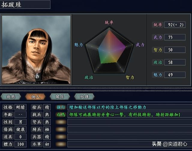 三国志11无尽的野望大隋将领都有谁(大隋核心十大将领一览)