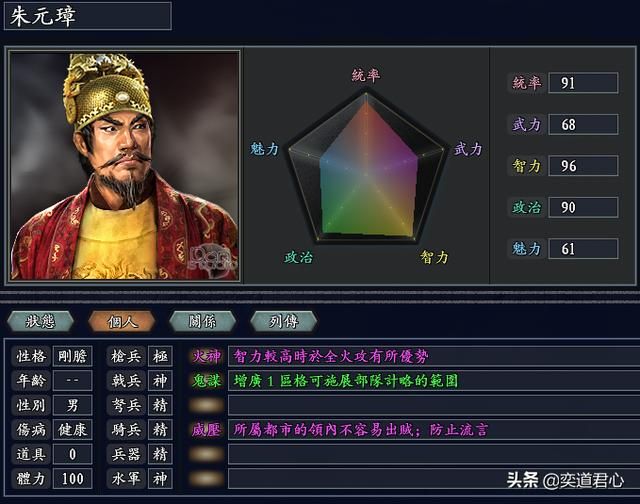 三国志11无尽的野望大明将领都有谁(大明核心七大将领一览)