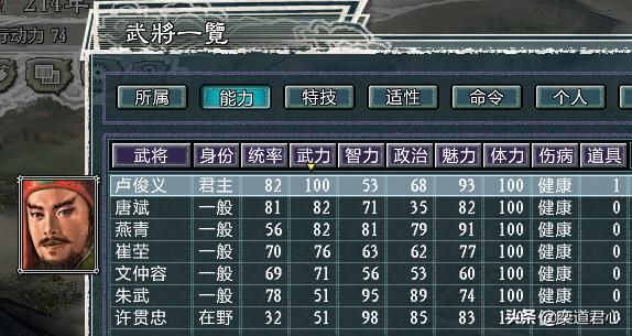 三国志11水浒起死回生剧本介绍（六大势力城池武将一览）