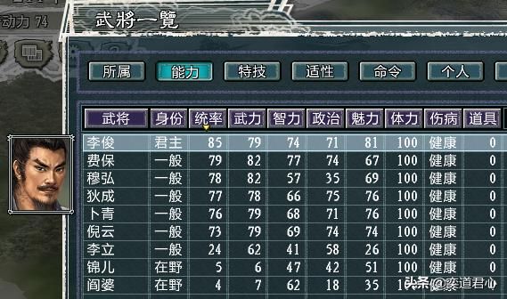 三国志11水浒起死回生剧本介绍（六大势力城池武将一览）