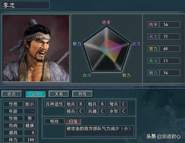 三国志11水浒大闹江州鲁智深势力介绍(鲁智深麾下六名新增将领一览)