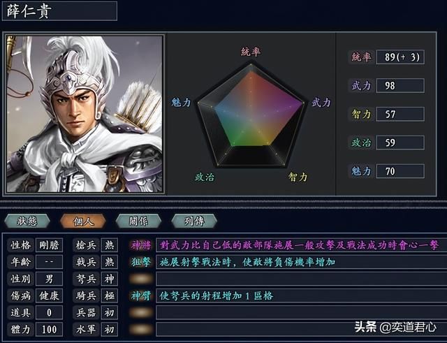三国志11无尽的野望弓兵高手有哪些（十大弓帅特技武将排名一览）
