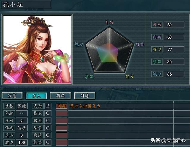 三国志11侠骨留香李园势力介绍（李园核心武将属性一览）